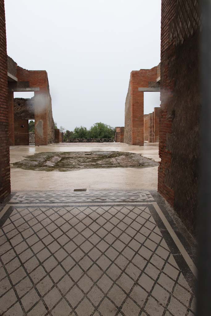 VIII.2.16 Pompeii. October 2020. Looking west across atrium from entrance corridor.
Photo courtesy of Klaus Heese.
