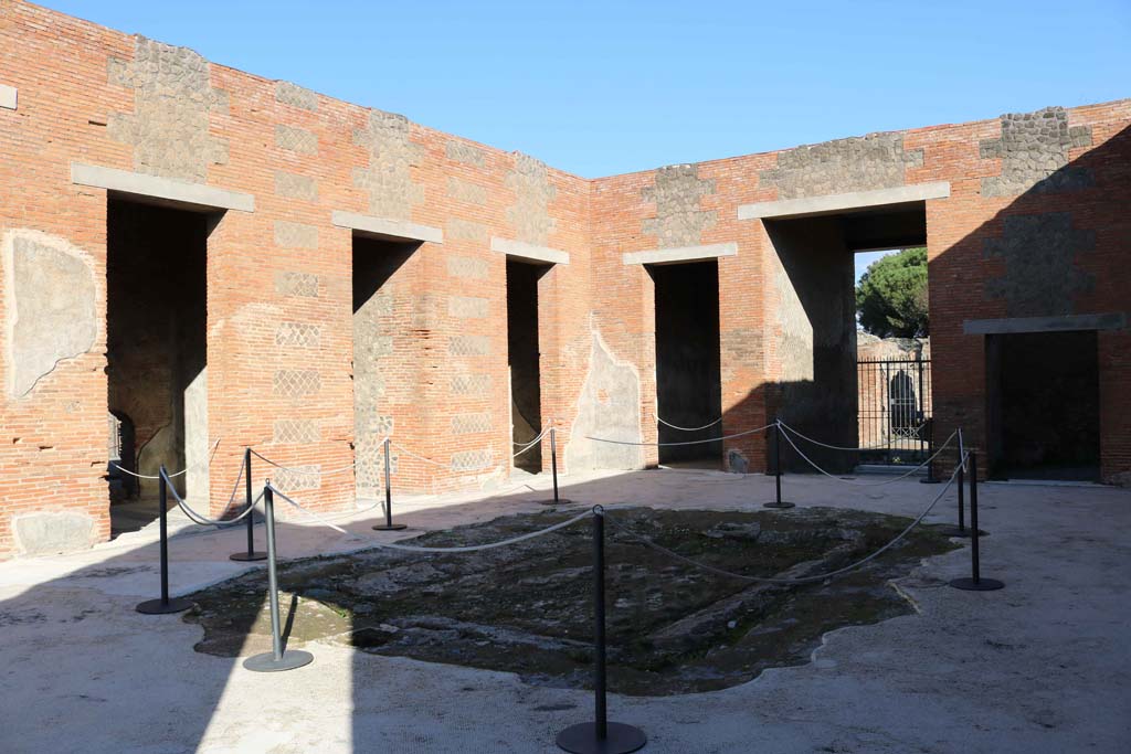 VIII.2.16 Pompeii. December 2018. Looking towards north-east corner of atrium. Photo courtesy of Aude Durand.