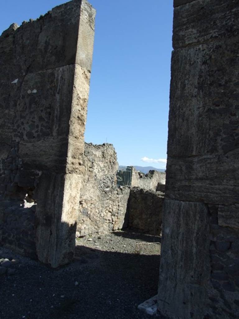 VIII.5.2 Pompeii.  March 2009.  Doorway to Room 23.