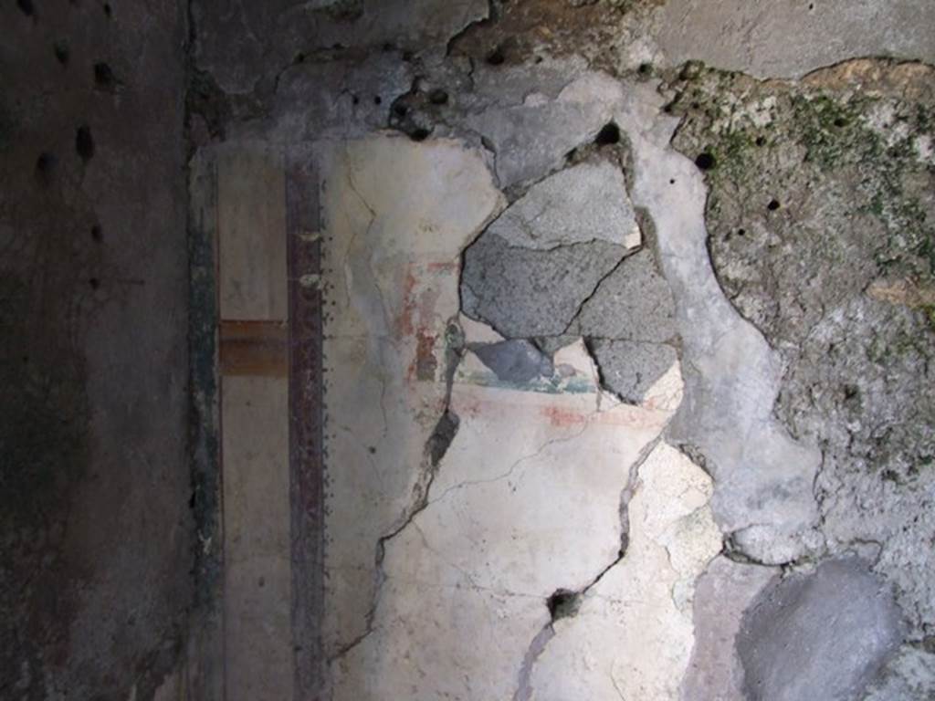 VIII.5.5 Pompeii. March 2009. Room 31, north-east corner of cubiculum.