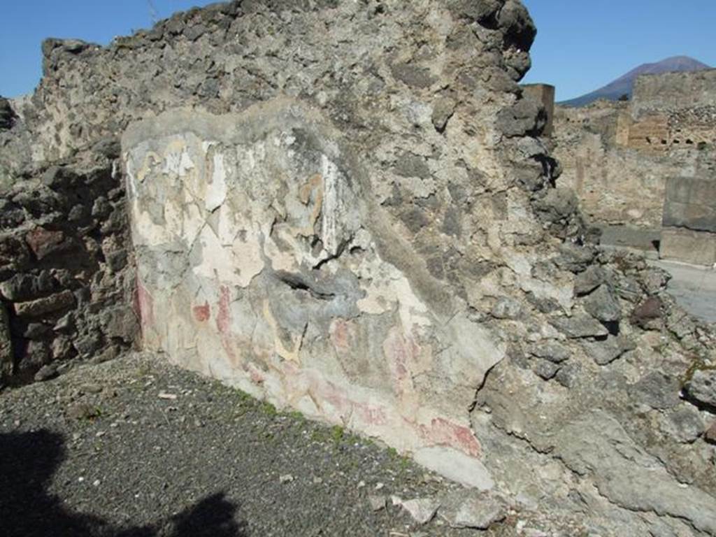 VIII.5.5 Pompeii.  March 2009.  Room 36.  Cubiculum. North west corner.