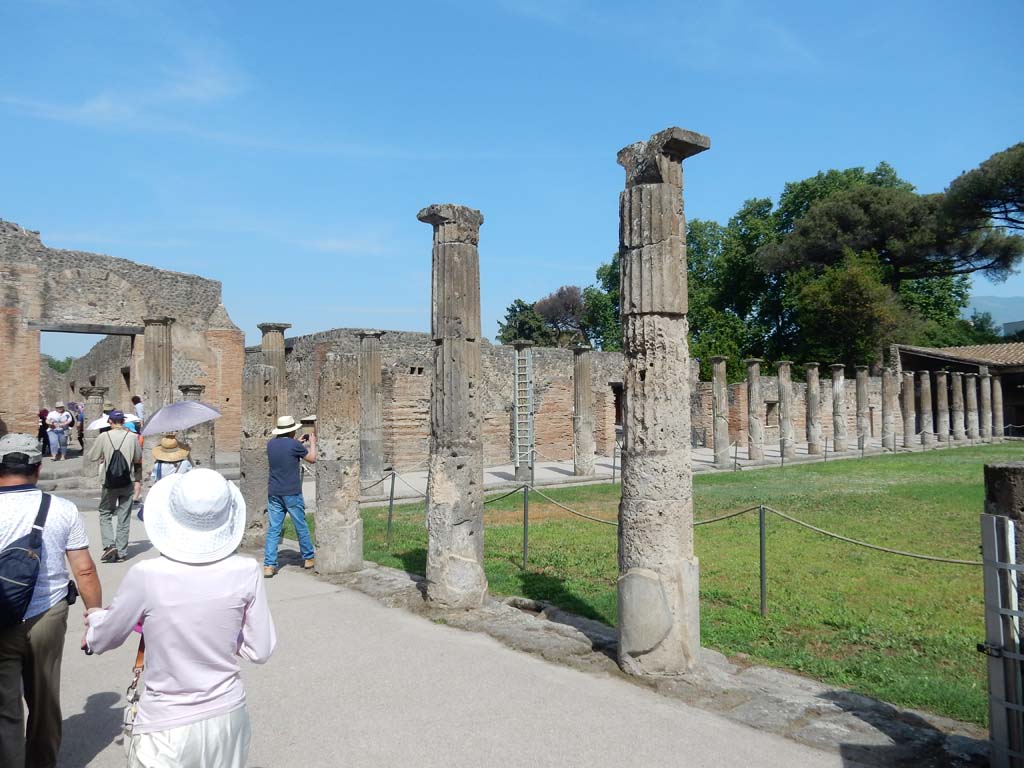 VIII.7.16 Pompeii. June 2019. North-east corner, looking south along east side.
Photo courtesy of Buzz Ferebee.