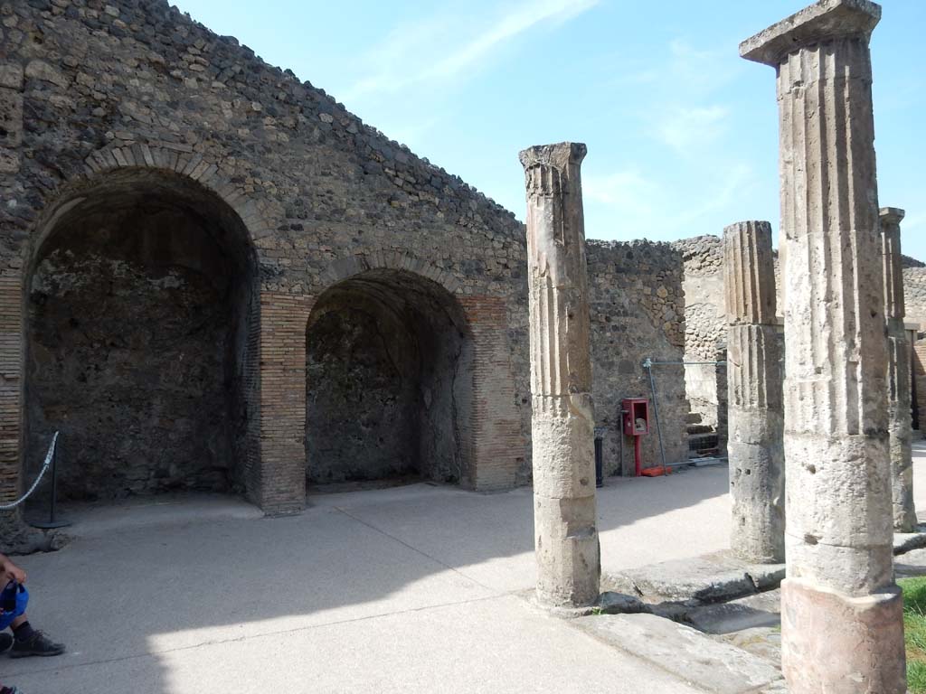 VIII.7.16 Pompeii. June 2019. Looking north in north-west corner. Photo courtesy of Buzz Ferebee.