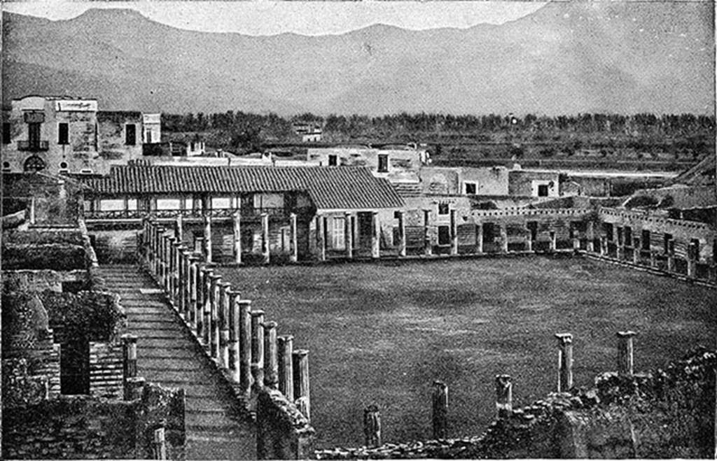 VIII.7.16 Pompeii. 1892. Looking south and west from above east side.
Photo courtesy of Rick Bauer.