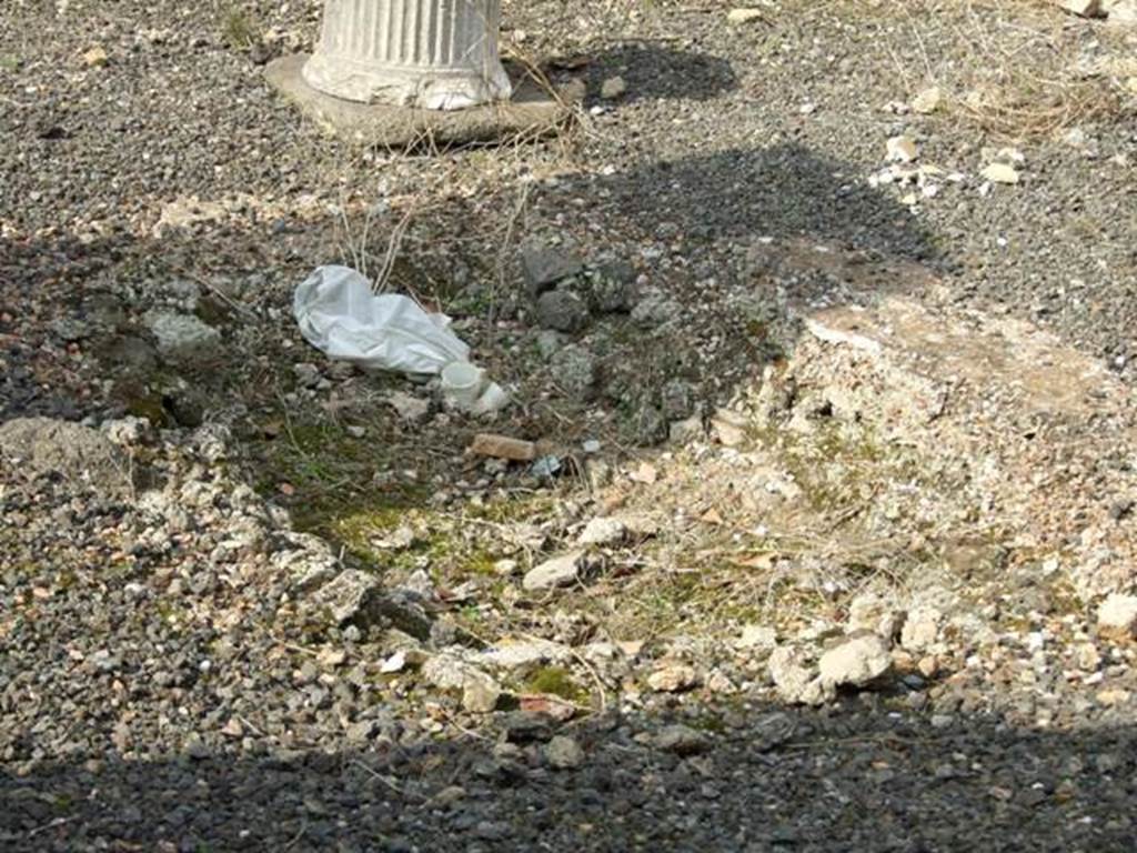 IX.3.15 Pompeii.  March 2009.  Room 2.  Remains of impluvium.