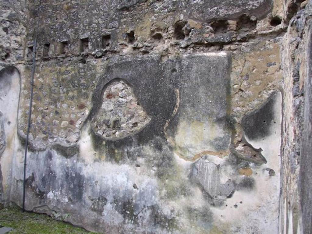 IX.8.6 Pompeii. March 2009.   Room 46, Room of IX.8.3.  West wall.