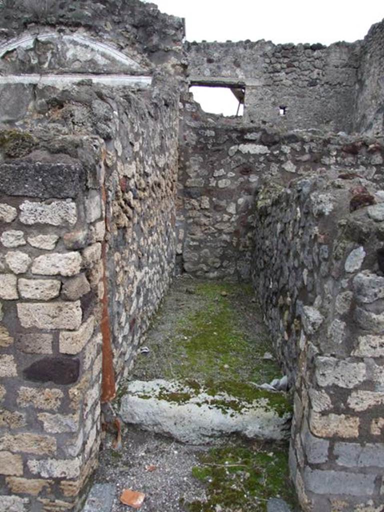 IX.8.6 Pompeii. March 2009.   Room 51 of IX.8.3.   Stairs to upper floor, looking east.