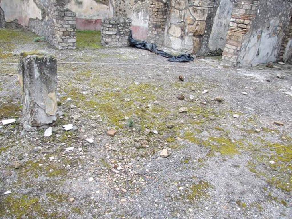 IX.8.6 Pompeii. March 2009.   Looking north west across site of Impluvium in atrium of IX.8.3.  