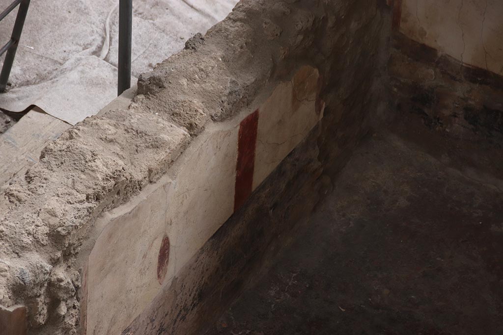 IX.12.6 Pompeii. October 2024. Room “c”, looking south along east wall. Photo courtesy of Klaus Heese.
