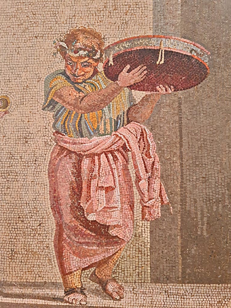 HGW06 Pompeii. Pre-1843. Drawing by Abbate of mosaic found 8th April 1763.
Now in Naples Archaeological Museum. Inventory number 9985.
See Raccolta de più interessante Dipinture e di più belle Musaici rinvenuti negli Scavi di Ercolano, di Pompei, e di Stabia. 1843. Napoli.
