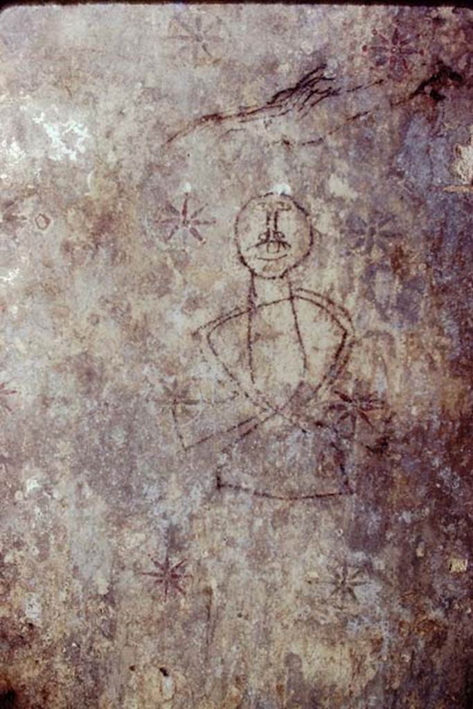 Santa Maria Capua Vetere, Mithraeum. 1974. Stars from the arch of the Mithraeum.
Photo by Stanley A. Jashemski.
Source: The Wilhelmina and Stanley A. Jashemski archive in the University of Maryland Library, Special Collections (See collection page) and made available under the Creative Commons Attribution-Non-Commercial License v.4. See Licence and use details.
J74f0586