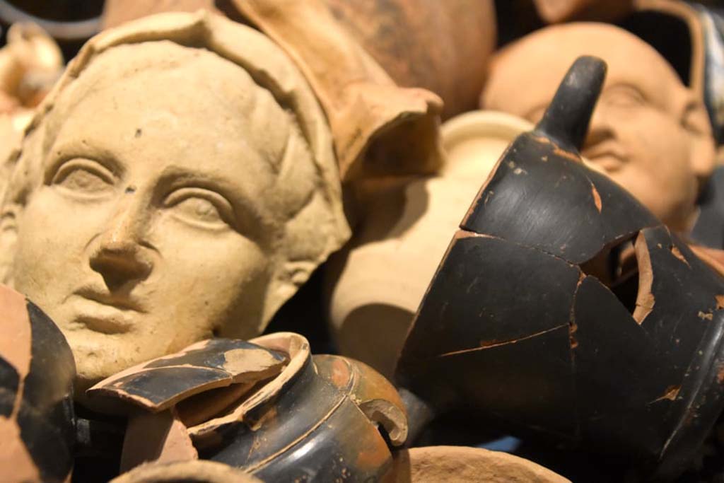 Stabia Temple of Athena. Sanctuary in località privati, ex-voto finds 1.
Photograph © Parco Archeologico di Pompei.