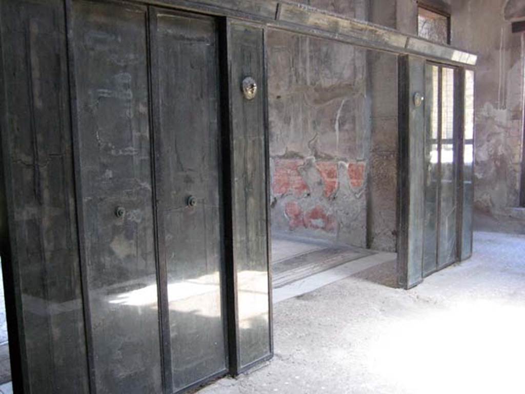 III.11 Herculaneum, June 2011. Room 6, looking north-west across wooden screen in atrium. Photo courtesy of Sera Baker.


