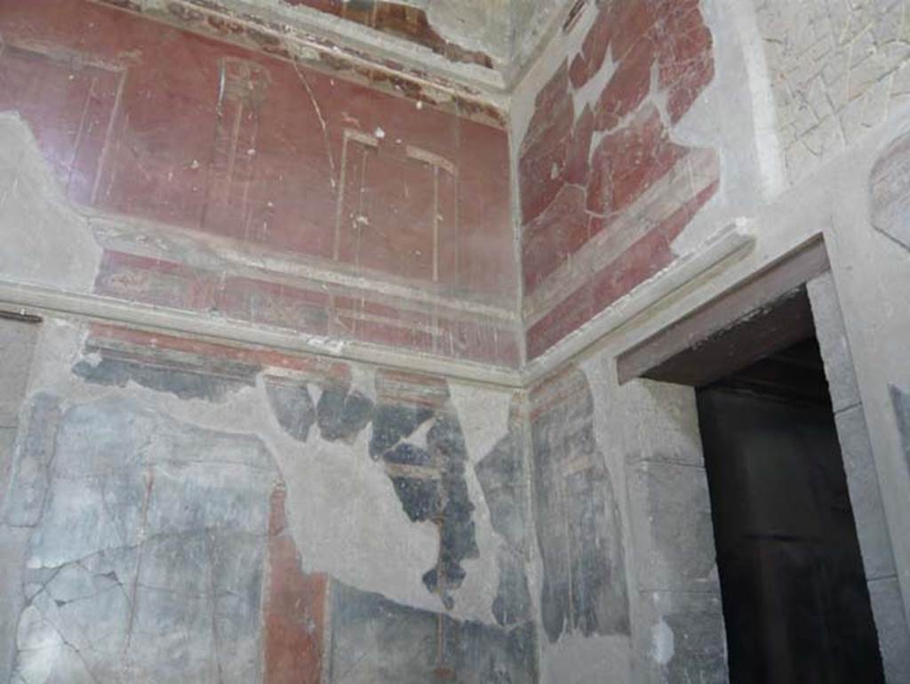 III.11 Herculaneum. August 2013. Room 6, south-east corner of atrium, with doorway to room 4 in south wall.  Photo courtesy of Buzz Ferebee.
