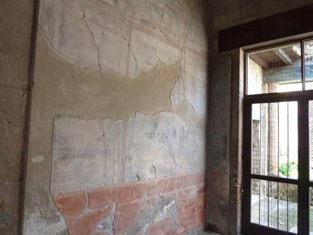 III.11 Herculaneum. May 2010. Room 9, looking towards south wall, and south-west corner.