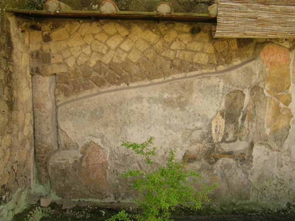 III.11 Herculaneum. May 2005. South wall of garden peristyle. Photo courtesy of Nicolas Monteix.