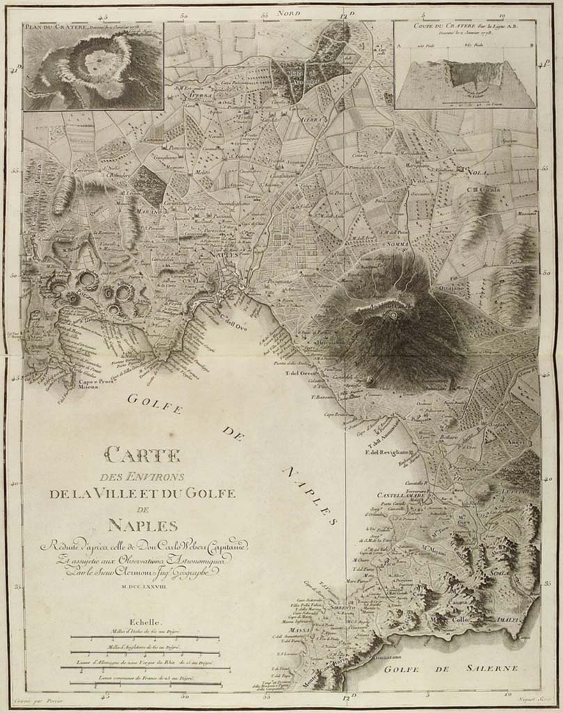 Environs de la Ville et du Golfe de Naples 1778