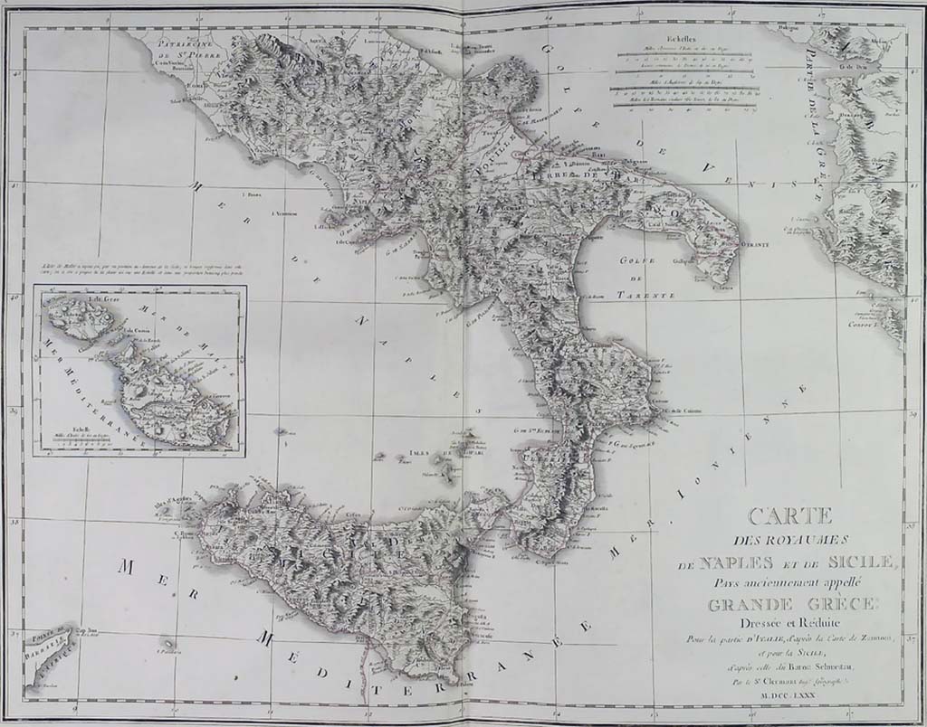 Royaume de Naples et de Sicile 1780