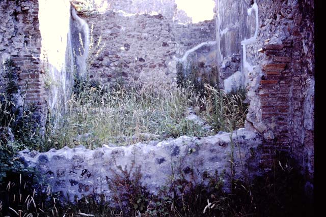 PL.16A. Possibly VI.5.9 Pompeii, but during scanning the slide may have been reversed. 1978. Photo by Stanley A. Jashemski.   
Source: The Wilhelmina and Stanley A. Jashemski archive in the University of Maryland Library, Special Collections (See collection page) and made available under the Creative Commons Attribution-Non Commercial License v.4. See Licence and use details.
J78f0332   
