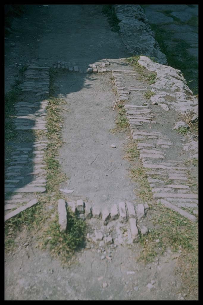 PL.22. Pavement from an unknown place, presumably now cemented over (or removed) on the grounds of safety.
Photographed 1970-79 by Günther Einhorn, picture courtesy of his son Ralf Einhorn.

