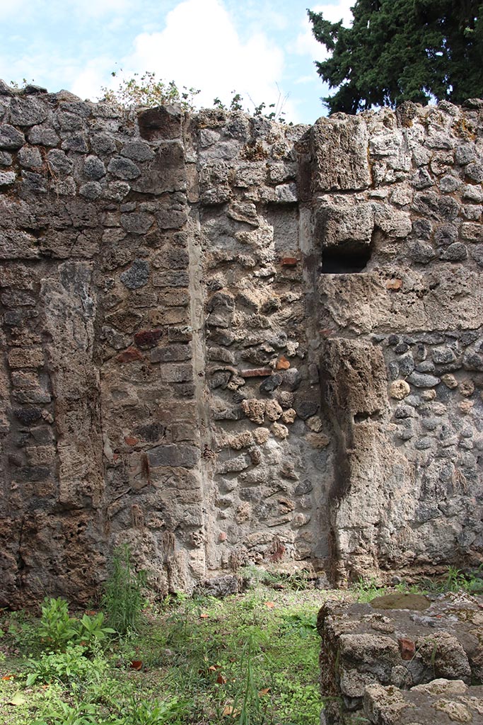 I.1.1 Pompeii. October 2024. Looking towards detail from east wall. Photo courtesy of Klaus Heese.