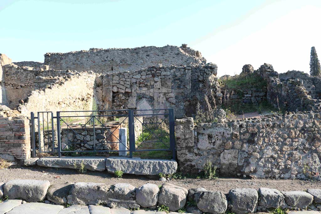 I.3.11 Pompeii. December 2018. Looking towards entrance doorway on east side of Via Stabiana. Photo courtesy of Aude Durand.