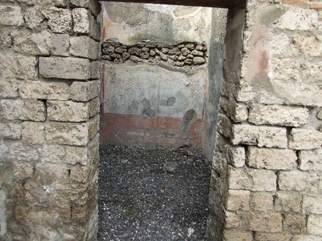 I.3.24 Pompeii. December 2006. Doorway to bedroom on west of entrance corridor.