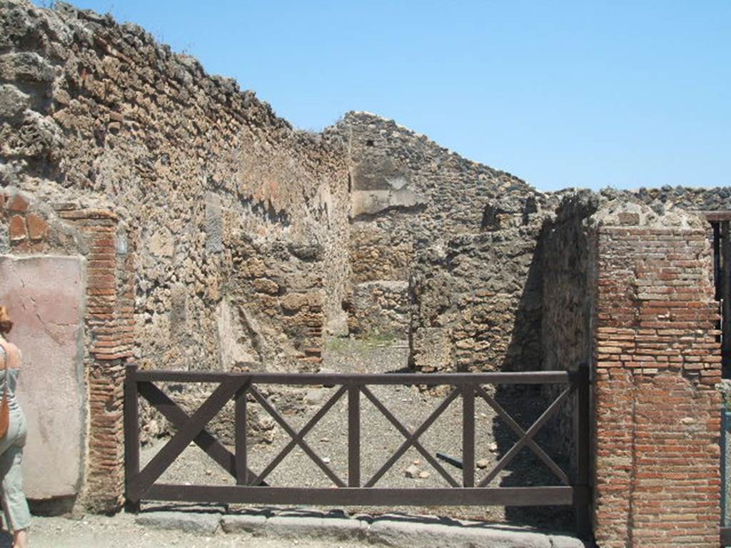 I.4.7 Pompeii. December 2007. Entrance on Via Stabiana.