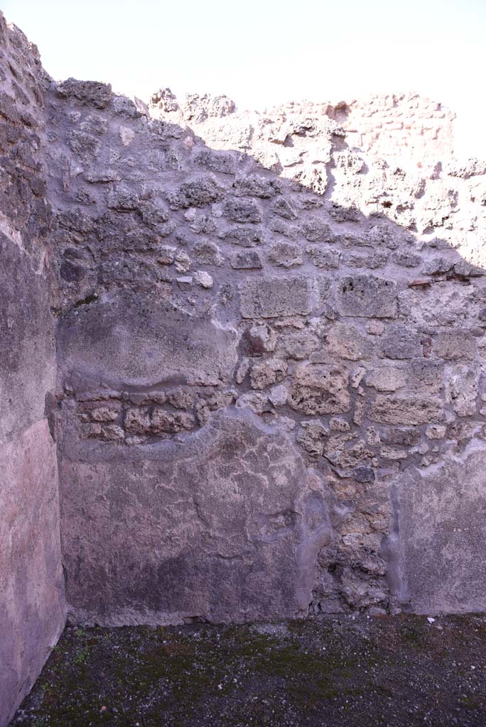 I.4.20 Pompeii. October 2019. Detail from west wall in south-west corner.
Foto Tobias Busen, ERC Grant 681269 DCOR
