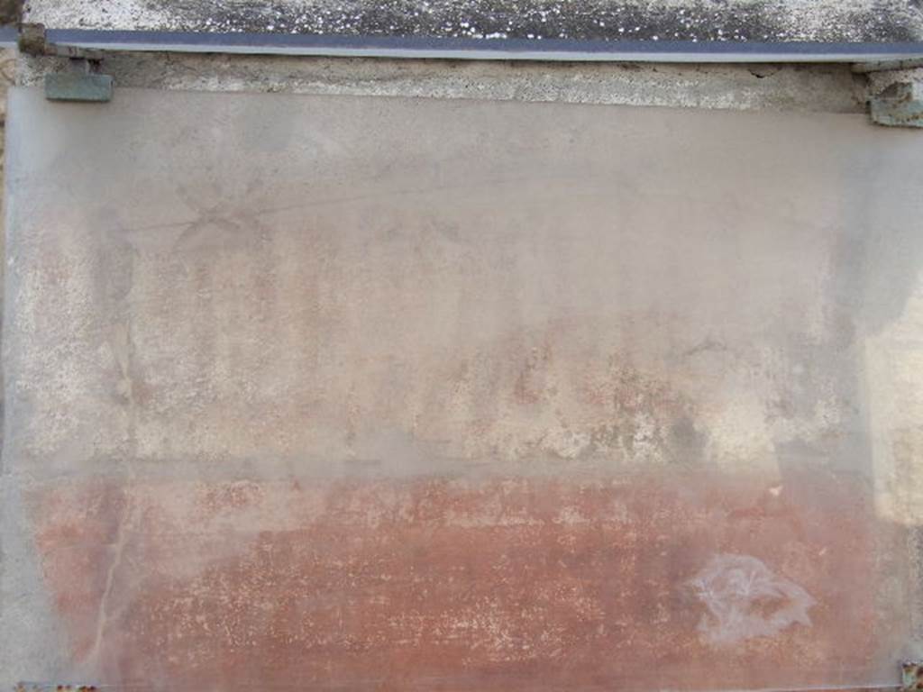 I.6.7 Pompeii. May 2010. Painted graffiti on east side of entrance.