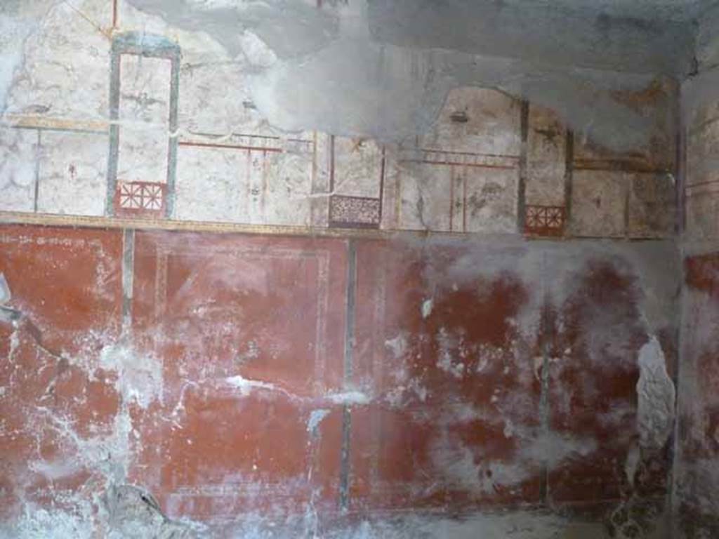 I.6.7 Pompeii. October 2020. West wall, south end. Photo courtesy of Klaus Heese.