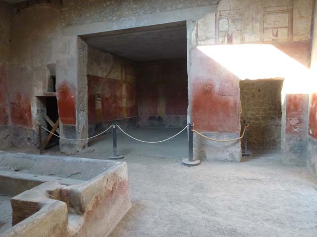 I.6.7 Pompeii. June 2012. Rooms on east side of atrium. Photo courtesy of Michael Binns.