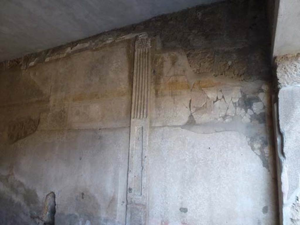 I.6.7 Pompeii. June 2012. East wall of triclinium. Photo courtesy of Michael Binns.