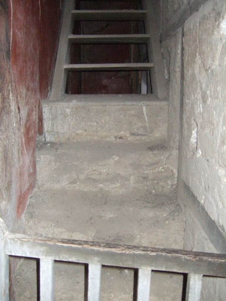 I.6.15 Pompeii.  December 2007. Room 3, Stairs to upper floor.