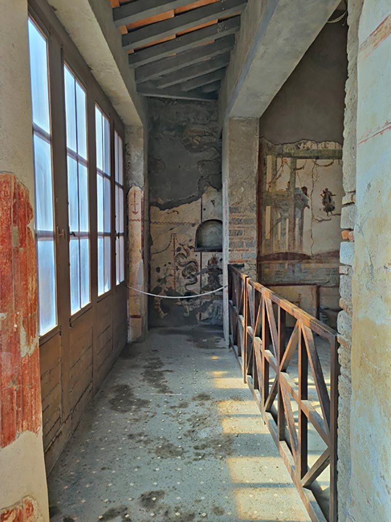 I.7.11 Pompeii, March 2024. Looking west towards Lararium. Photo courtesy of Giuseppe Ciaramella.