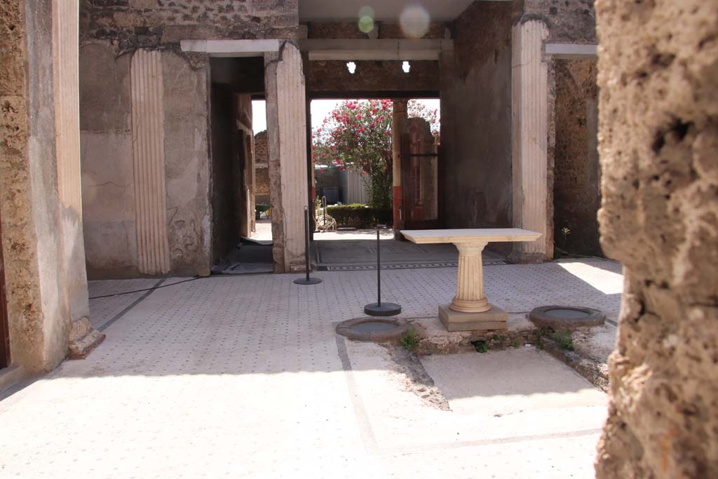 I.9.5 Pompeii. September 2019. Room 3, looking south along east side of atrium. Photo courtesy of Klaus Heese.