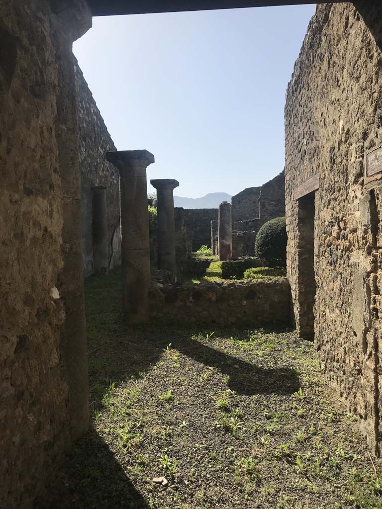 I.13.1 Pompeii. April 2019. Looking south along entrance corridor. Photo courtesy of Rick Bauer.