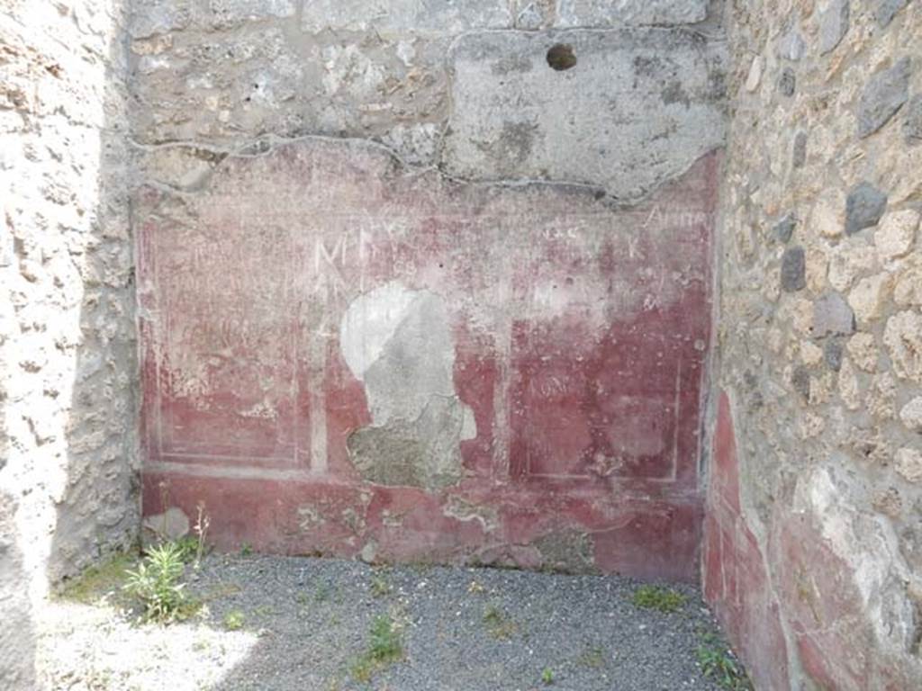 I.21.2 Pompeii. May 2017. East wall of cubiculum. Photo courtesy of Buzz Ferebee.