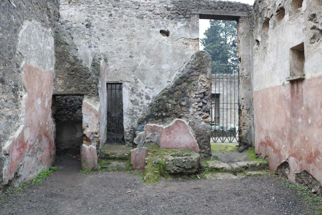 II.2.3 Pompeii. December 2018. Looking towards south wall and south-west corner. Photo courtesy of Aude Durand. 

