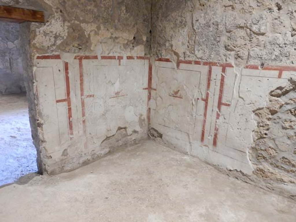 II.9.3, Pompeii. May 2018. Room 10, looking towards south-west corner and doorway in west wall to atrium room 11. Photo courtesy of Buzz Ferebee. 
