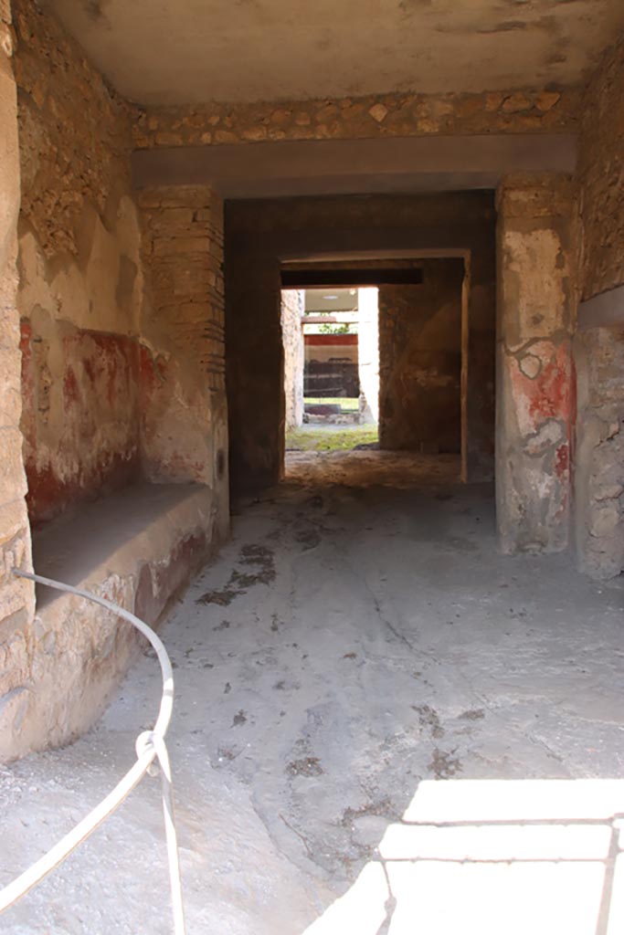III.4.3 Pompeii. October 2022. 
Room 1, looking north from entrance doorway. Photo courtesy of Klaus Heese


