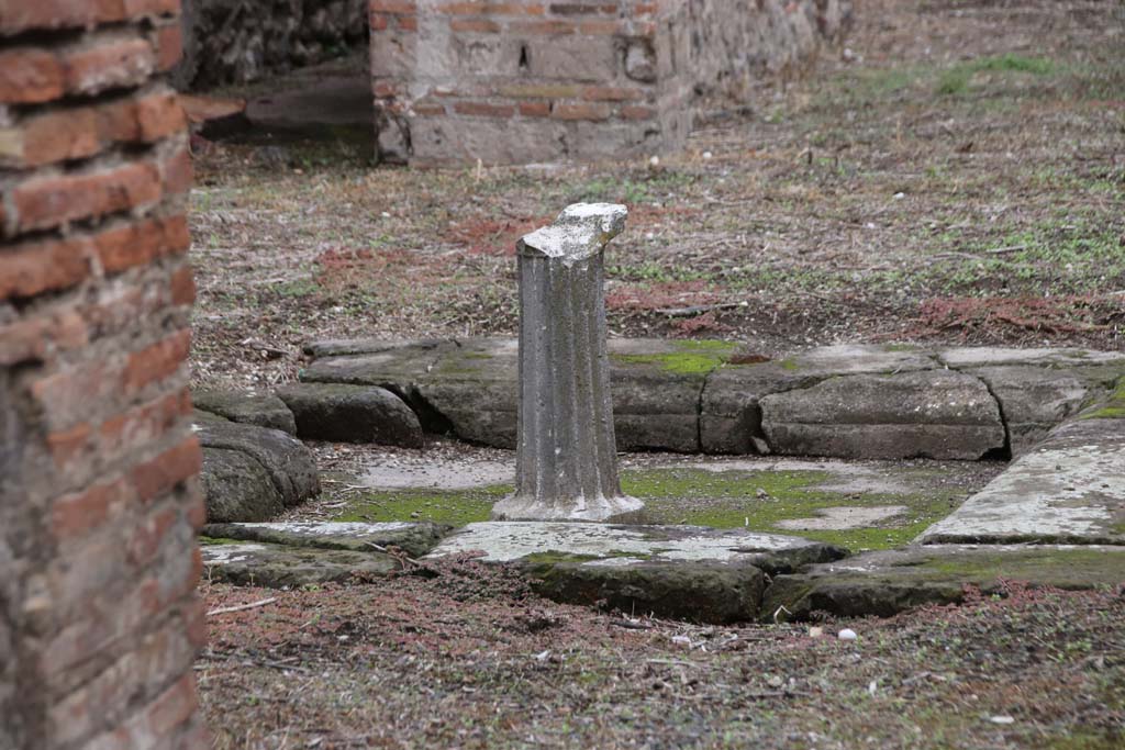 V.1.23 Pompeii. March 2009. Room 5, tablinum. Looking south-east towards rear.