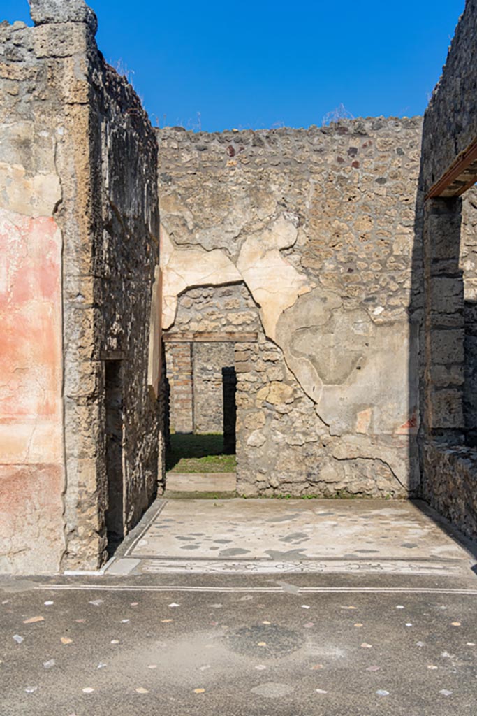 V.1.26 Pompeii. January 2017. Looking towards north wall of tablinum from atrium.
Foto Annette Haug, ERC Grant 681269 DÉCOR.

