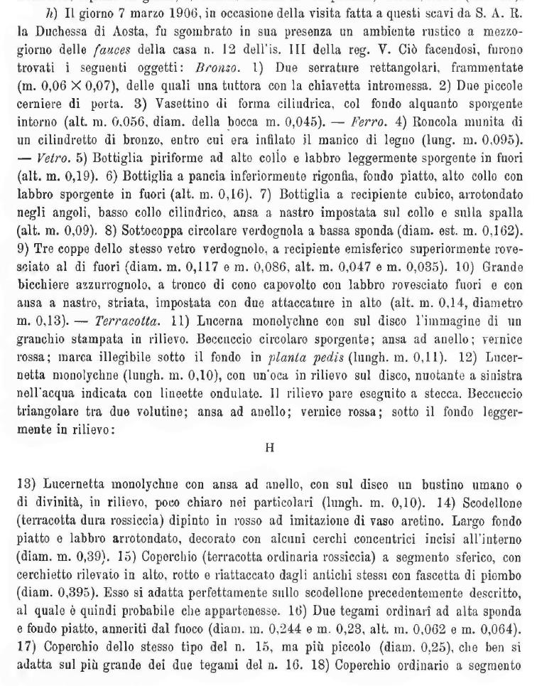 V.3.12 Pompeii. Notizie degli Scavi, 1910, p.271.