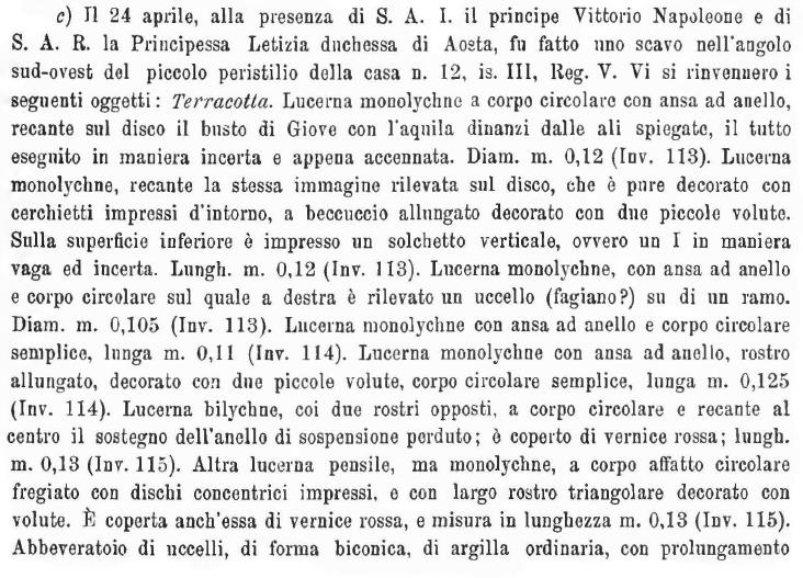 V.3.12 Pompeii. Notizie degli Scavi, 1910, p.331.