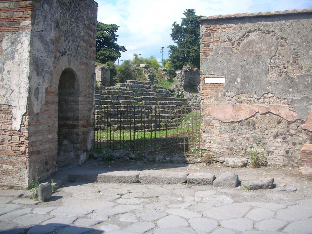 VI.1.1 Pompeii. July 2011. Entrance. Photo courtesy of Rick Bauer.