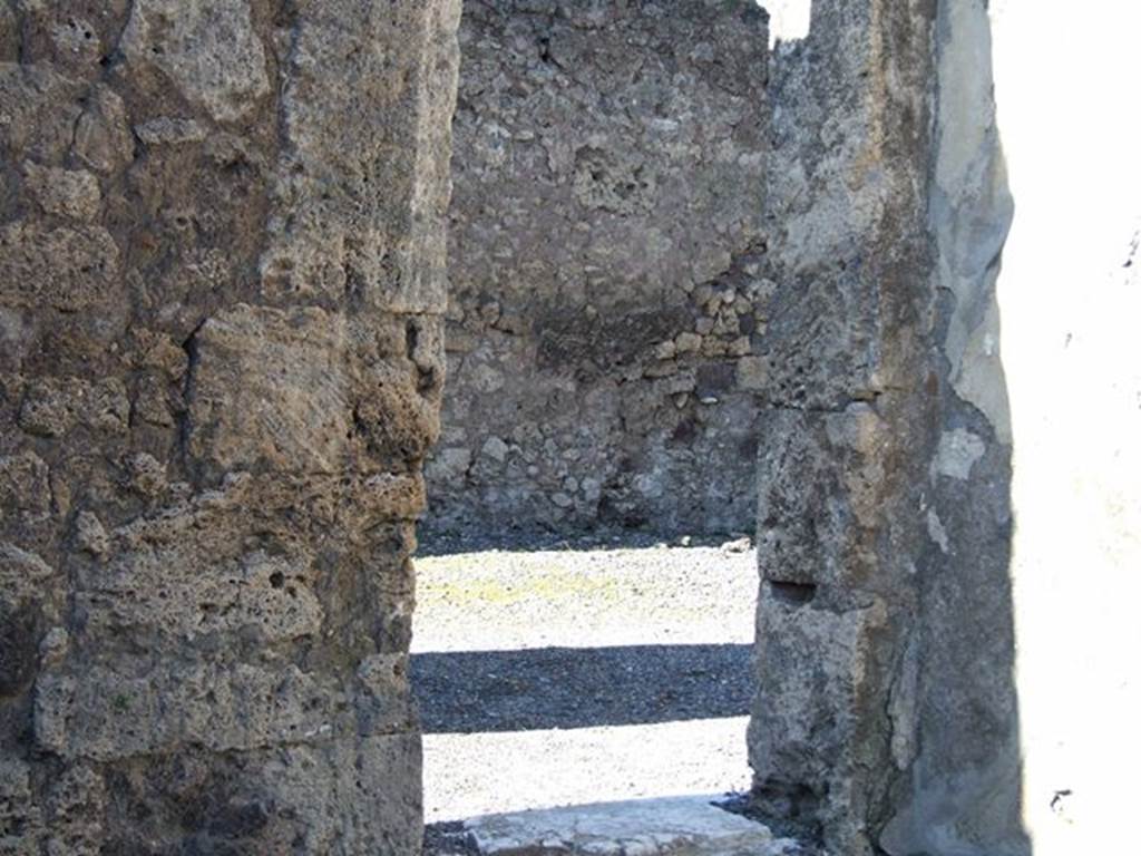 VI.7.8 Pompeii. March 2009. Doorway leading into VI.7.9.