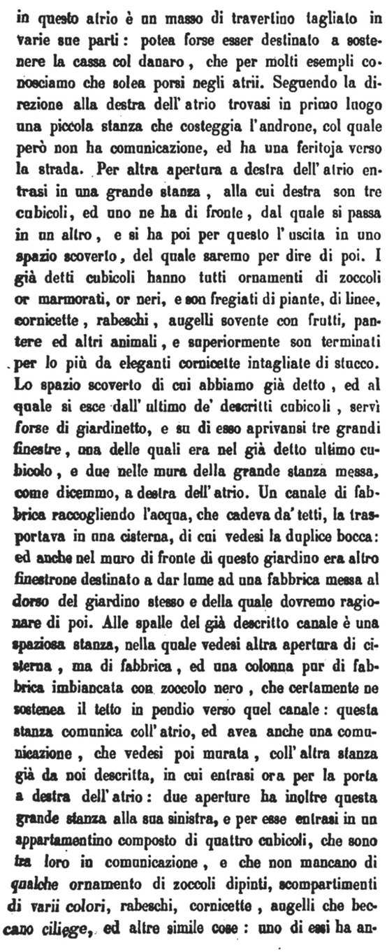 See Bullettino Archeologico Napoletano, Anno Primo, 1843, No. IX, 1 Maggio 1843, p.69.