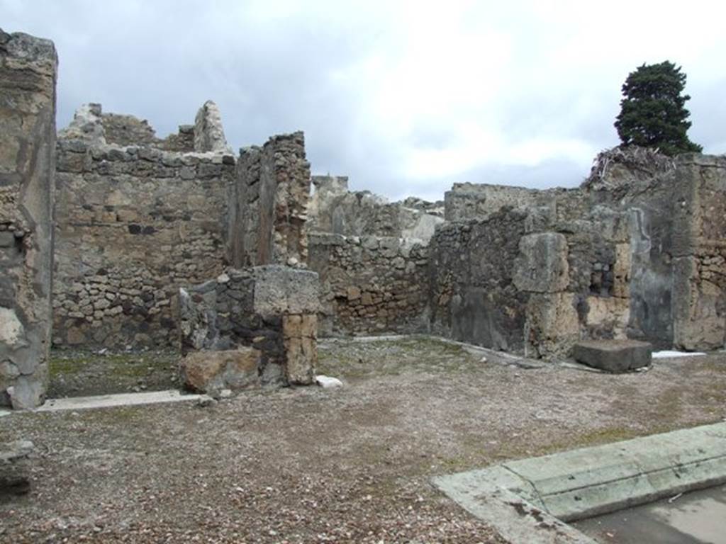 VI.10.7 Pompeii. March 2009. Room 1, north side of atrium.  