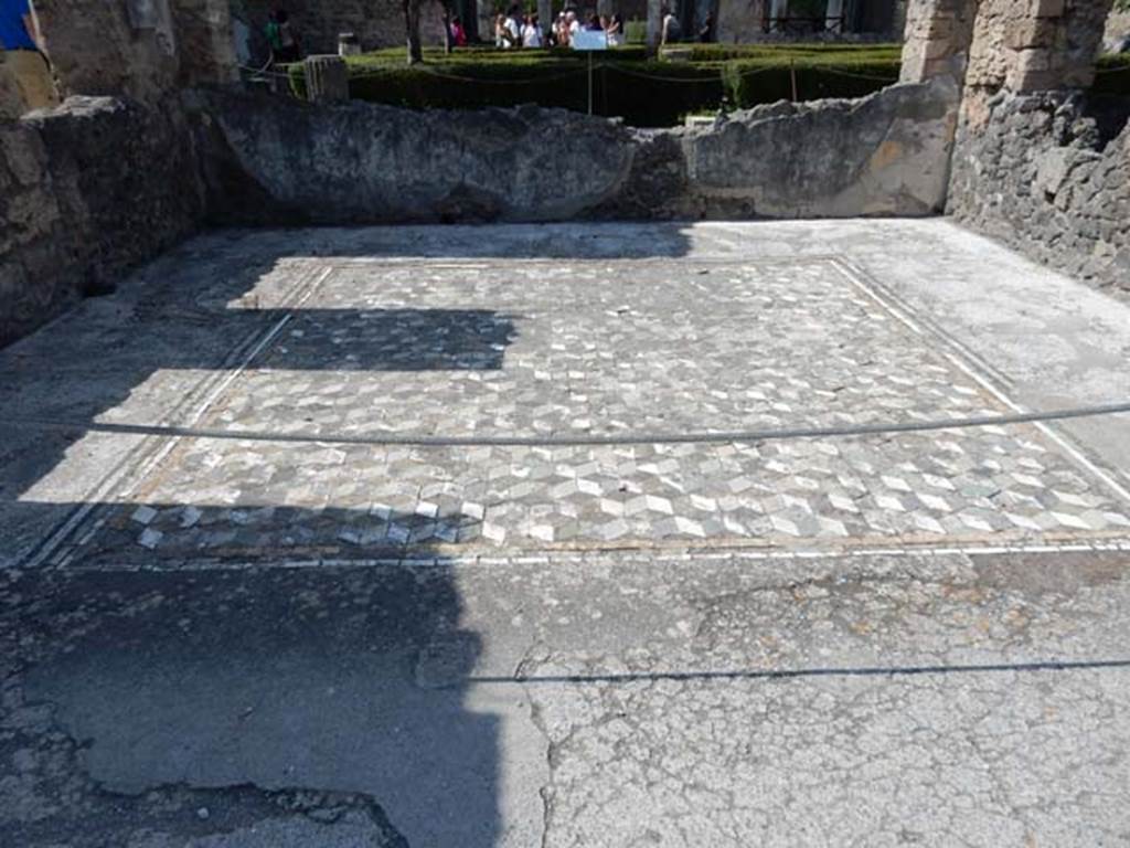 VI.12.2 Pompeii. May 2015. Looking north across floor in tablinum. Photo courtesy of Buzz Ferebee.
